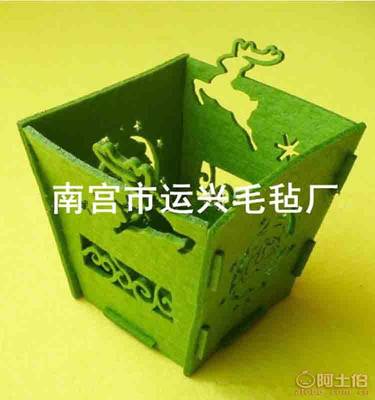 廠家供應 加大個性毛氈收納盒，打造整潔時尚桌面新生活（南宮市運興毛氈廠專供）